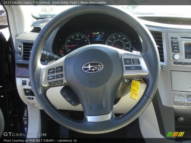 Deep Indigo Pearl / Warm Ivory Leather 2013 Subaru Legacy 2.5i Limited