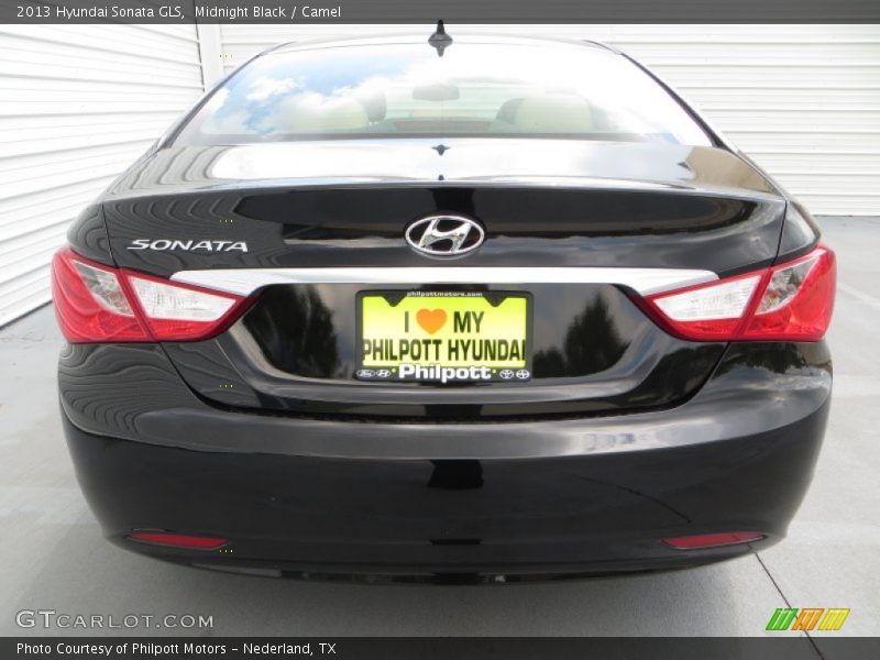 Midnight Black / Camel 2013 Hyundai Sonata GLS