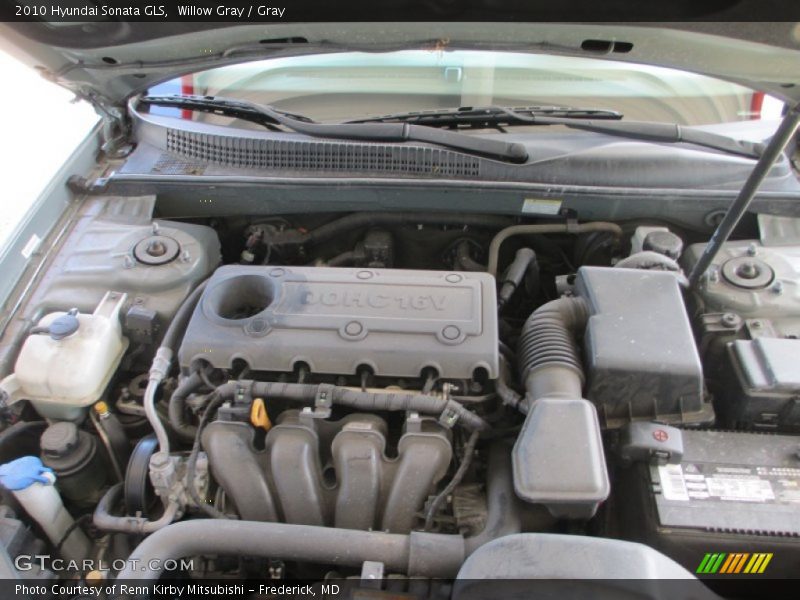 Willow Gray / Gray 2010 Hyundai Sonata GLS
