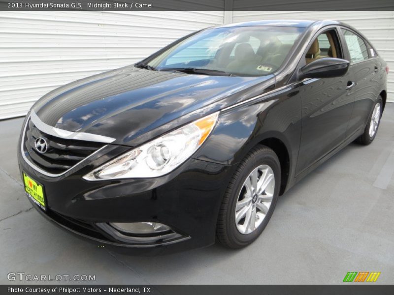 Midnight Black / Camel 2013 Hyundai Sonata GLS