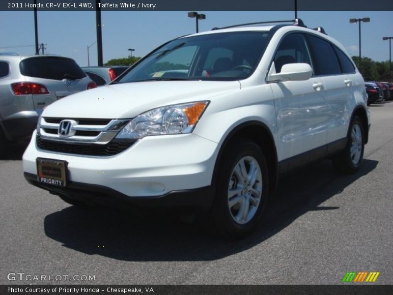 Taffeta White / Ivory 2011 Honda CR-V EX-L 4WD