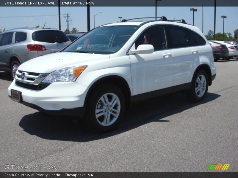 Taffeta White / Ivory 2011 Honda CR-V EX-L 4WD