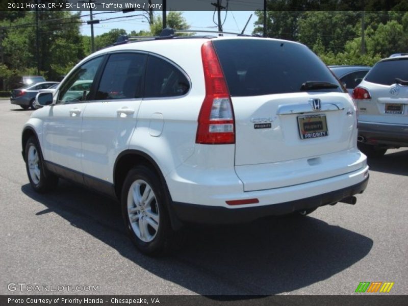 Taffeta White / Ivory 2011 Honda CR-V EX-L 4WD