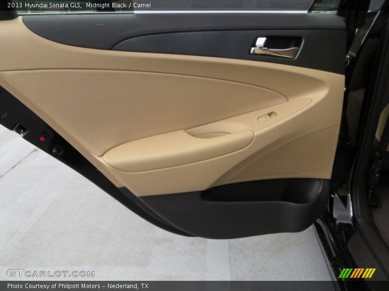 Midnight Black / Camel 2013 Hyundai Sonata GLS