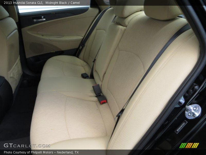 Midnight Black / Camel 2013 Hyundai Sonata GLS