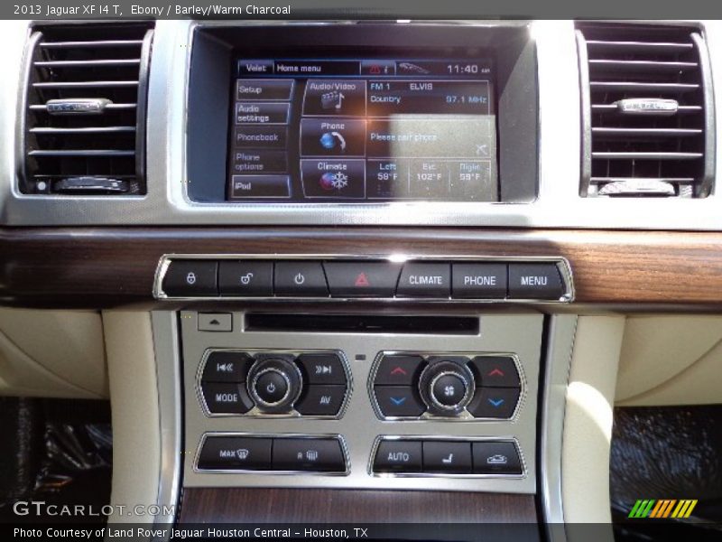 Ebony / Barley/Warm Charcoal 2013 Jaguar XF I4 T