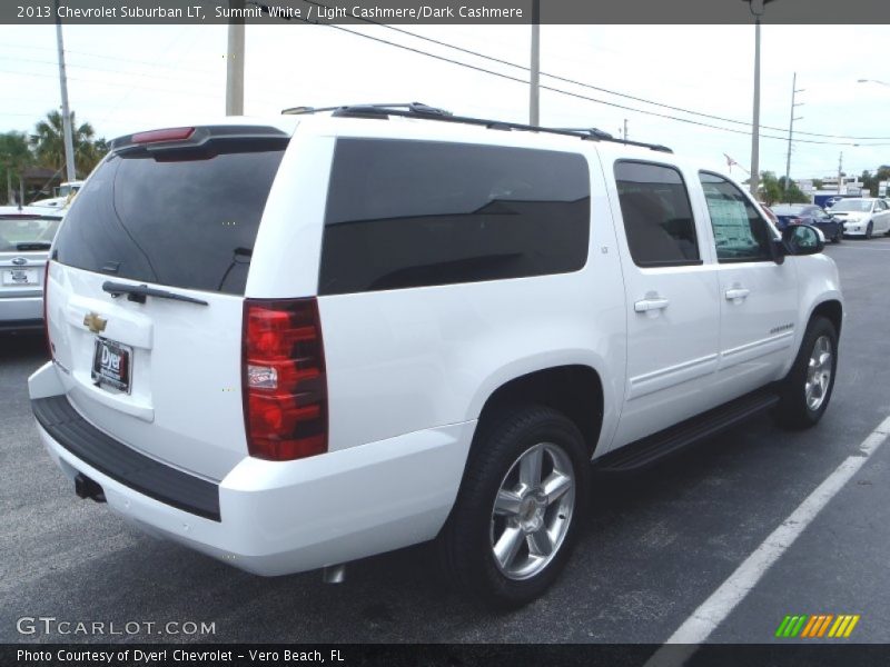 Summit White / Light Cashmere/Dark Cashmere 2013 Chevrolet Suburban LT