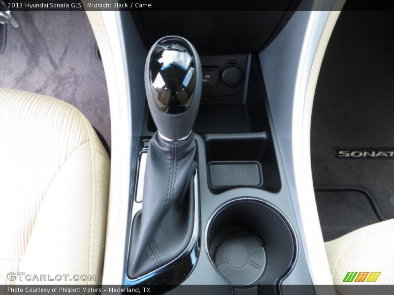 Midnight Black / Camel 2013 Hyundai Sonata GLS