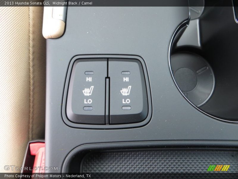 Midnight Black / Camel 2013 Hyundai Sonata GLS