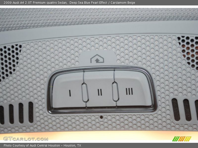 Deep Sea Blue Pearl Effect / Cardamom Beige 2009 Audi A4 2.0T Premium quattro Sedan