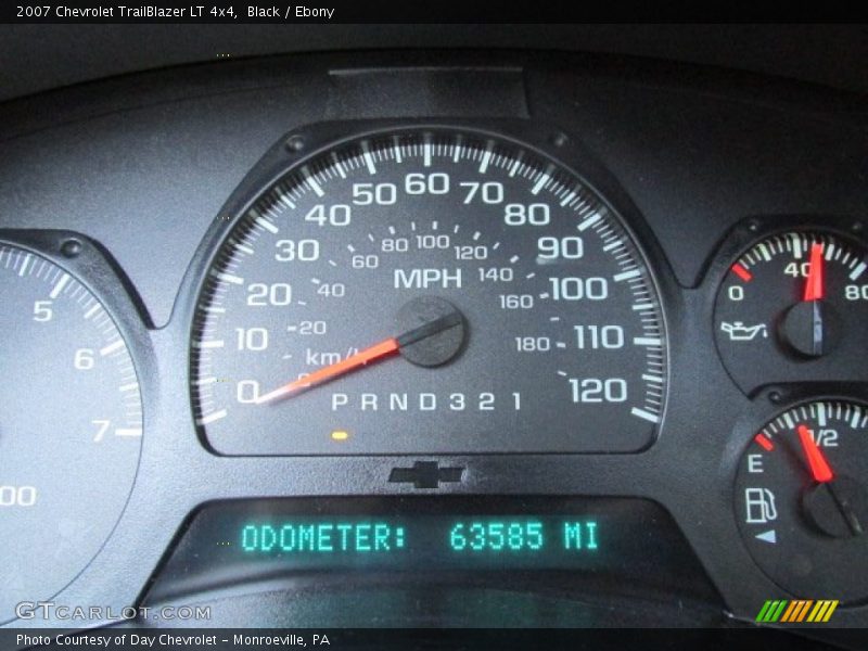 Black / Ebony 2007 Chevrolet TrailBlazer LT 4x4
