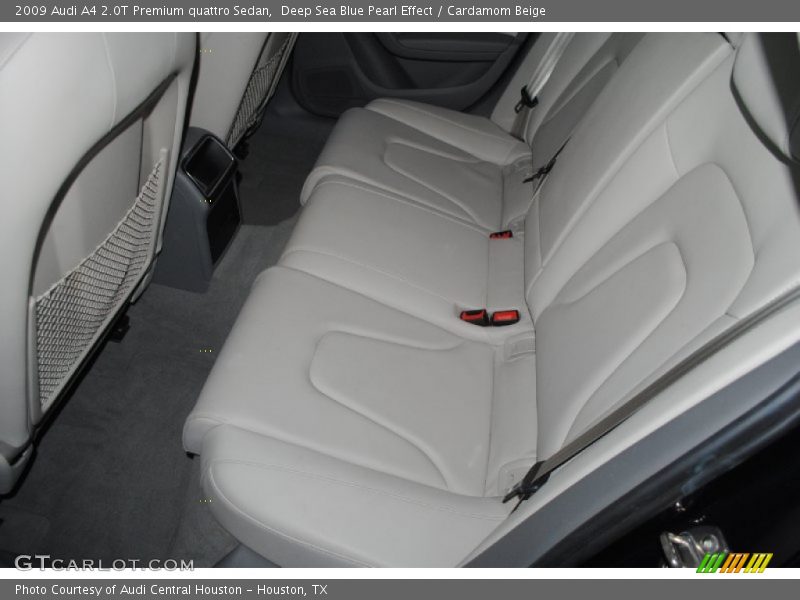 Deep Sea Blue Pearl Effect / Cardamom Beige 2009 Audi A4 2.0T Premium quattro Sedan