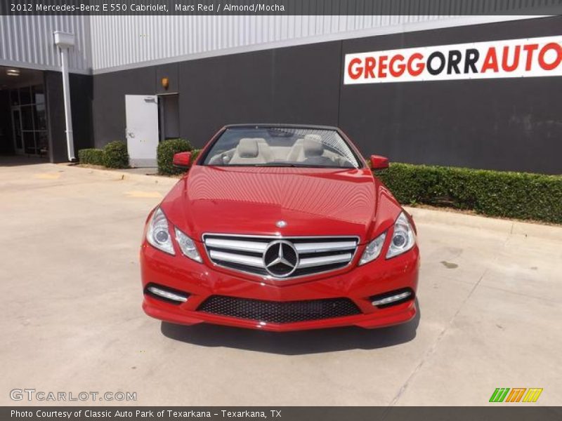 Mars Red / Almond/Mocha 2012 Mercedes-Benz E 550 Cabriolet