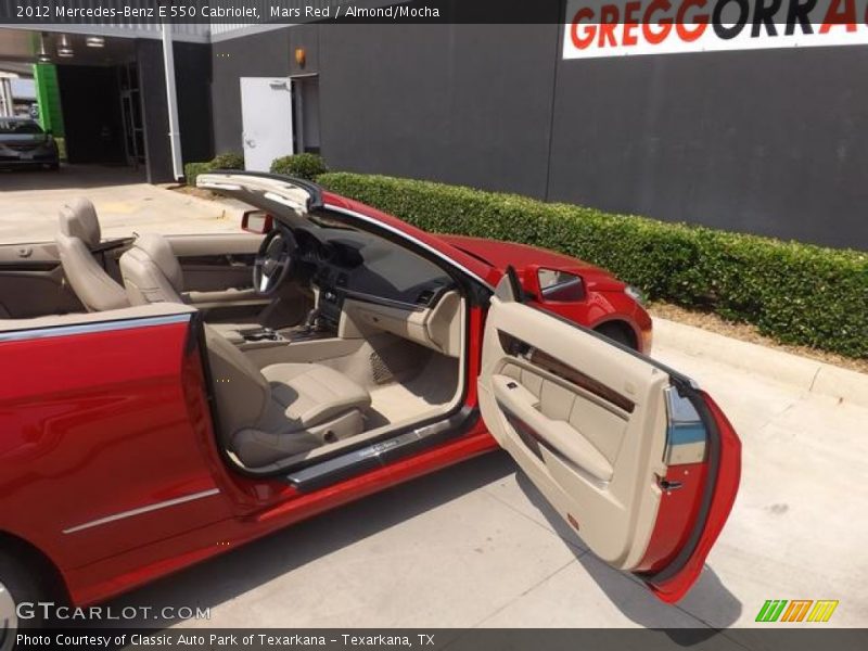 Mars Red / Almond/Mocha 2012 Mercedes-Benz E 550 Cabriolet