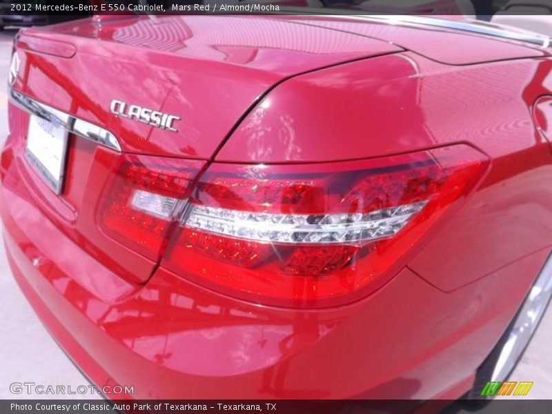 Mars Red / Almond/Mocha 2012 Mercedes-Benz E 550 Cabriolet