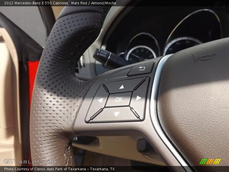 Mars Red / Almond/Mocha 2012 Mercedes-Benz E 550 Cabriolet