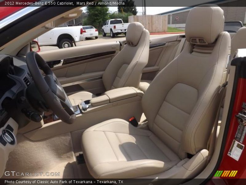 Mars Red / Almond/Mocha 2012 Mercedes-Benz E 550 Cabriolet