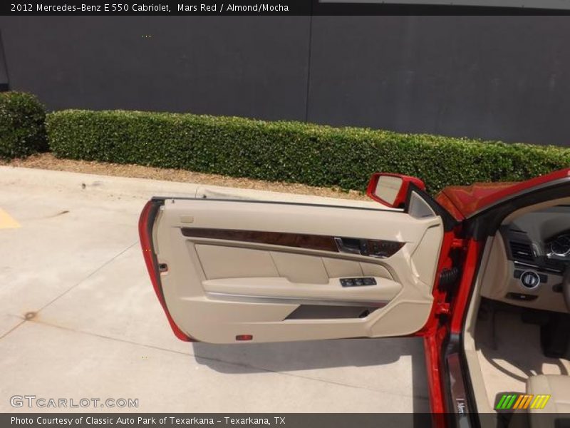 Mars Red / Almond/Mocha 2012 Mercedes-Benz E 550 Cabriolet