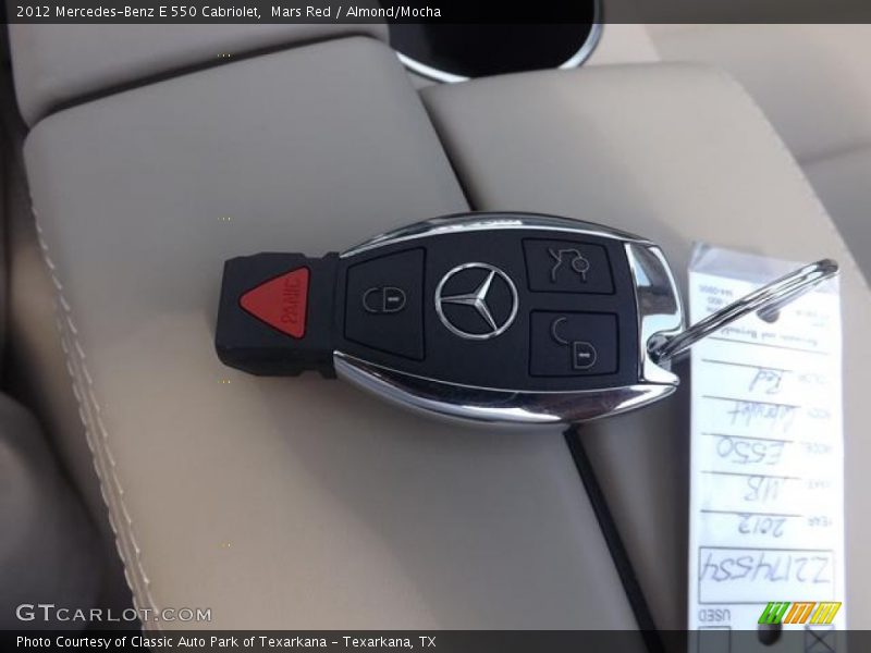 Mars Red / Almond/Mocha 2012 Mercedes-Benz E 550 Cabriolet