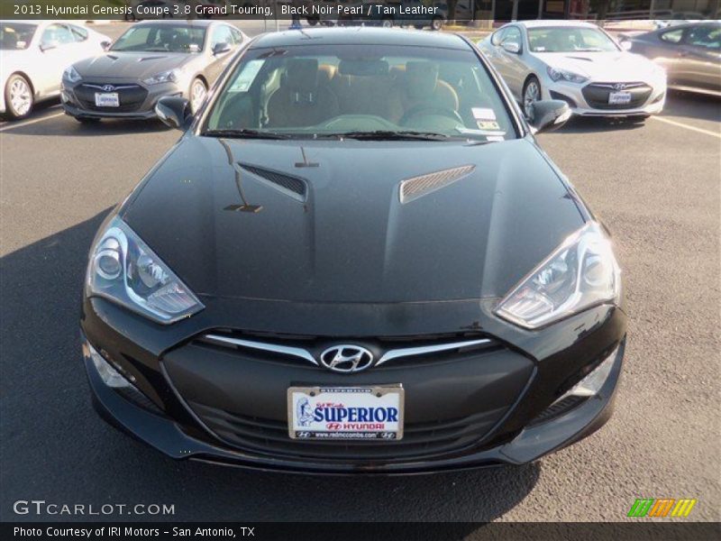 Black Noir Pearl / Tan Leather 2013 Hyundai Genesis Coupe 3.8 Grand Touring