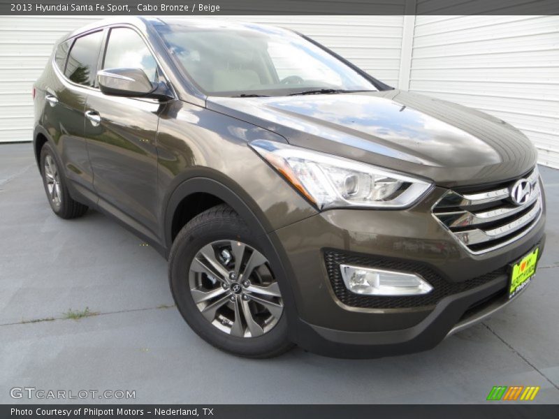 Cabo Bronze / Beige 2013 Hyundai Santa Fe Sport