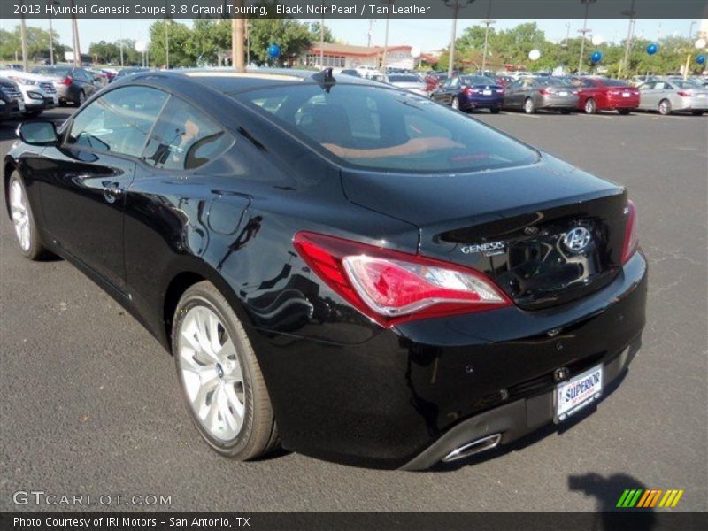 Black Noir Pearl / Tan Leather 2013 Hyundai Genesis Coupe 3.8 Grand Touring