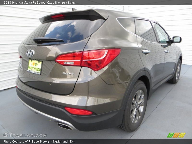Cabo Bronze / Beige 2013 Hyundai Santa Fe Sport