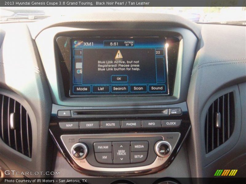 Black Noir Pearl / Tan Leather 2013 Hyundai Genesis Coupe 3.8 Grand Touring