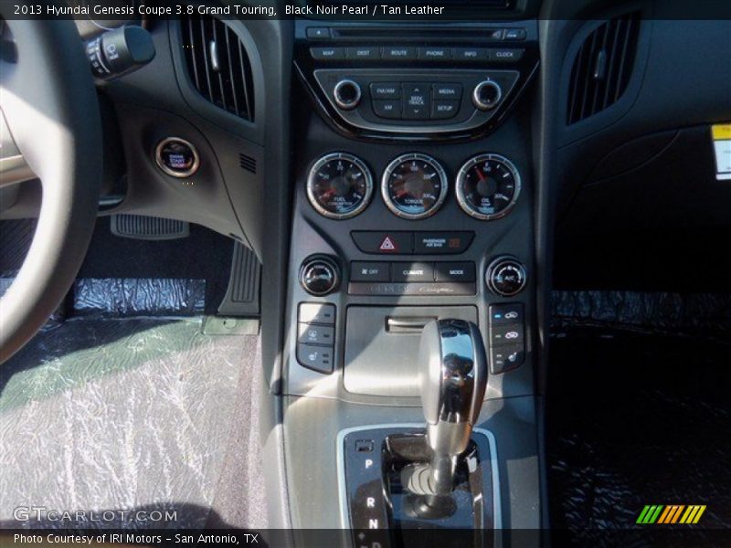 Black Noir Pearl / Tan Leather 2013 Hyundai Genesis Coupe 3.8 Grand Touring