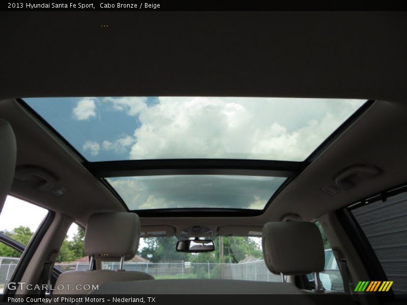 Cabo Bronze / Beige 2013 Hyundai Santa Fe Sport