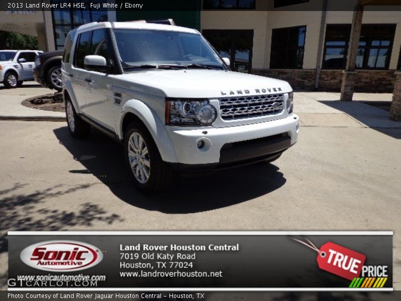 Fuji White / Ebony 2013 Land Rover LR4 HSE