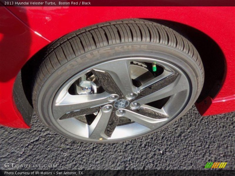Boston Red / Black 2013 Hyundai Veloster Turbo