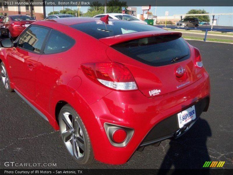 Boston Red / Black 2013 Hyundai Veloster Turbo
