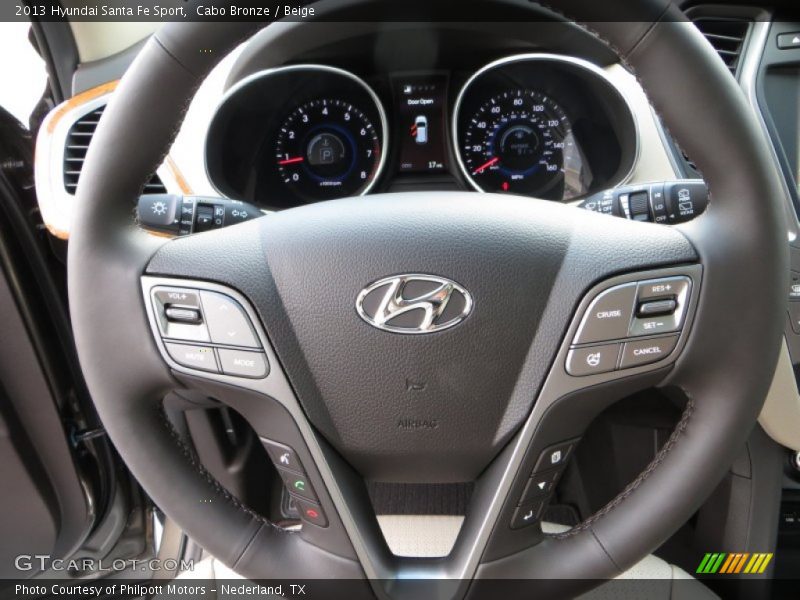 Cabo Bronze / Beige 2013 Hyundai Santa Fe Sport