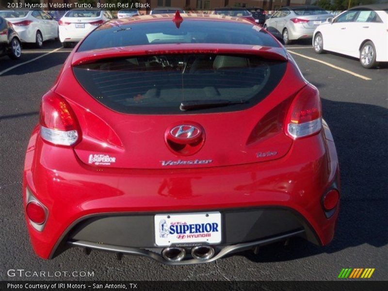 Boston Red / Black 2013 Hyundai Veloster Turbo