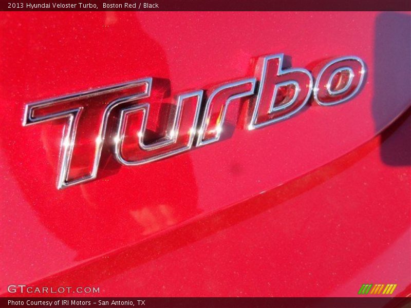 Boston Red / Black 2013 Hyundai Veloster Turbo