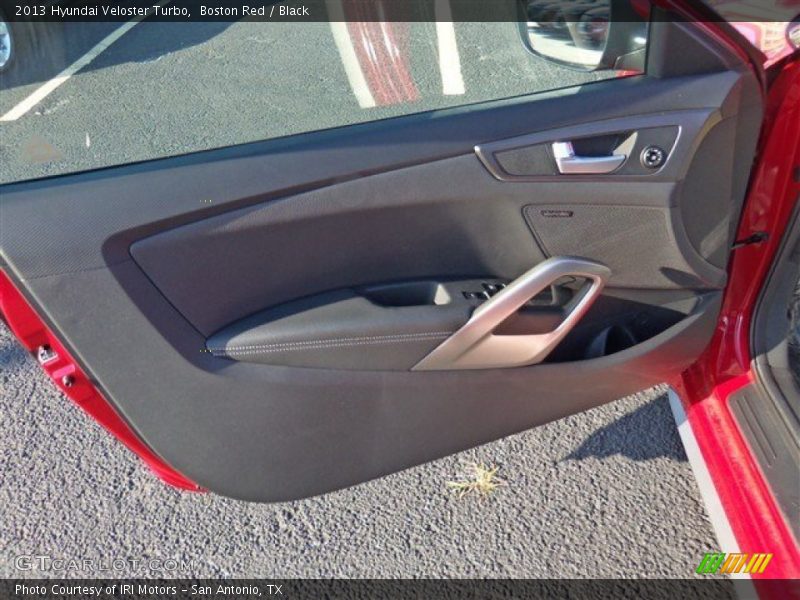 Boston Red / Black 2013 Hyundai Veloster Turbo