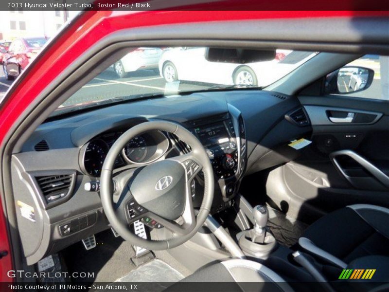 Boston Red / Black 2013 Hyundai Veloster Turbo