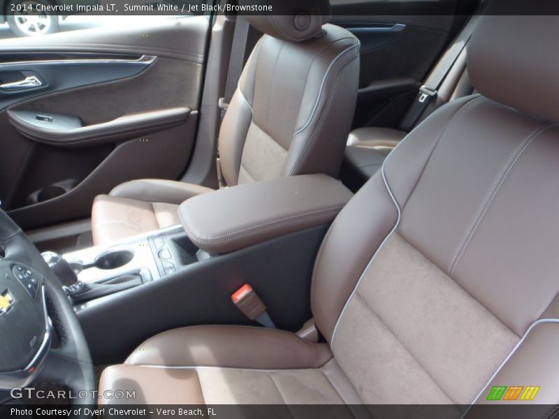 Summit White / Jet Black/Brownstone 2014 Chevrolet Impala LT
