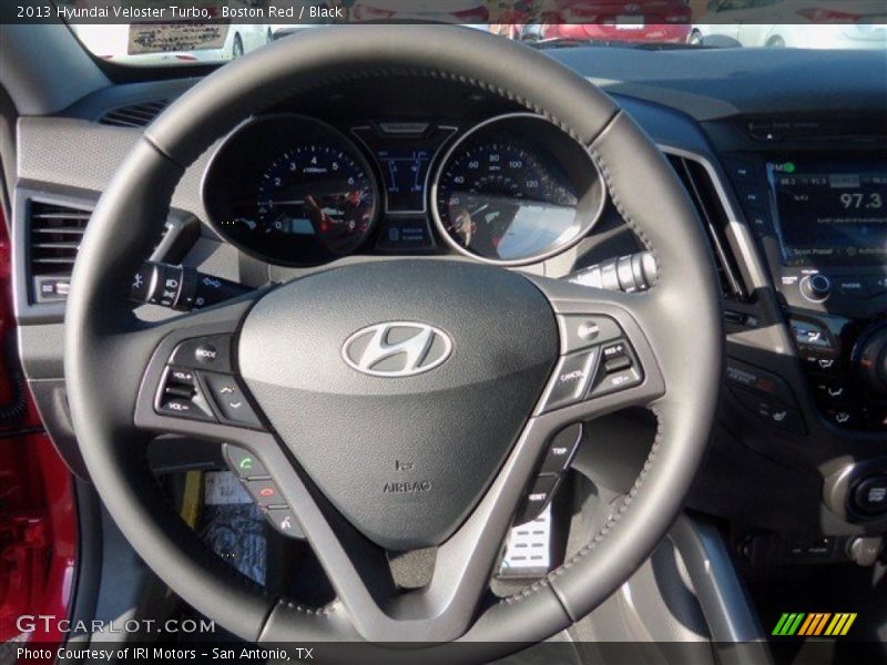 Boston Red / Black 2013 Hyundai Veloster Turbo