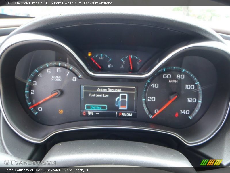 Summit White / Jet Black/Brownstone 2014 Chevrolet Impala LT