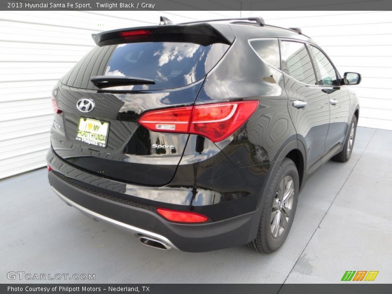 Twilight Black / Gray 2013 Hyundai Santa Fe Sport
