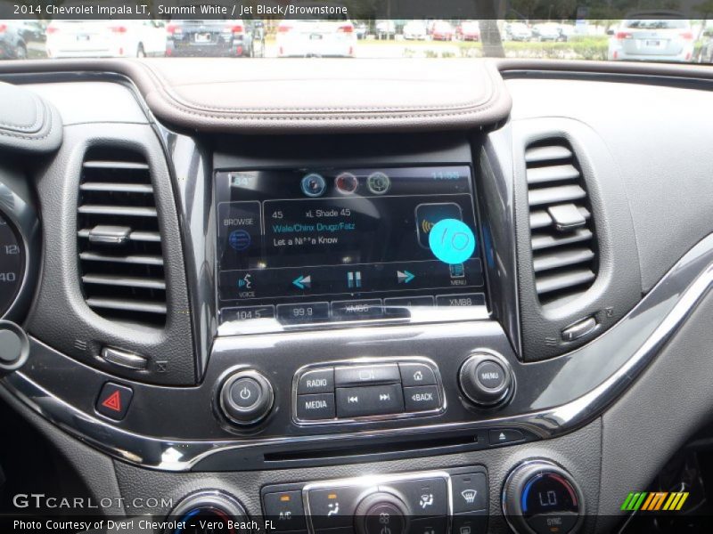 Summit White / Jet Black/Brownstone 2014 Chevrolet Impala LT