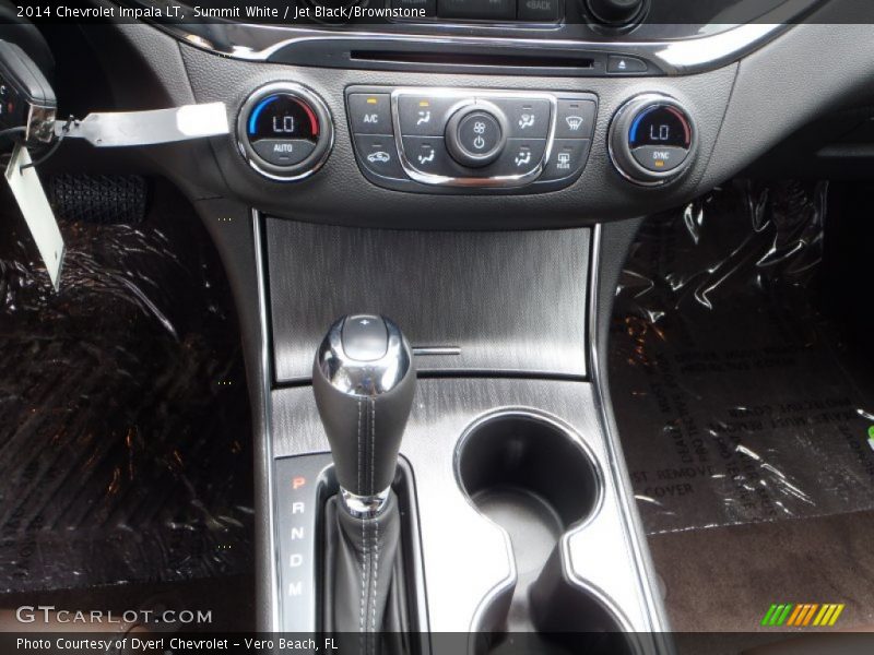 Summit White / Jet Black/Brownstone 2014 Chevrolet Impala LT