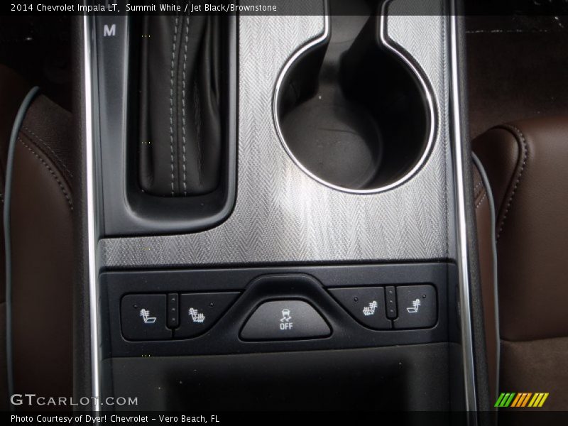 Summit White / Jet Black/Brownstone 2014 Chevrolet Impala LT