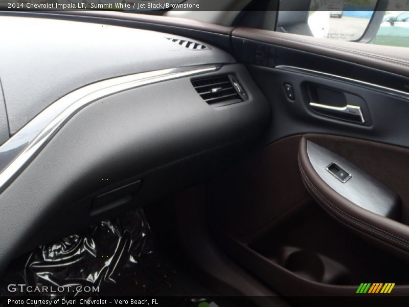Summit White / Jet Black/Brownstone 2014 Chevrolet Impala LT