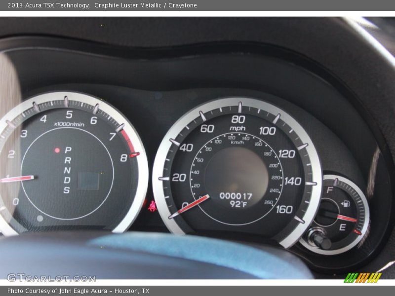 Graphite Luster Metallic / Graystone 2013 Acura TSX Technology