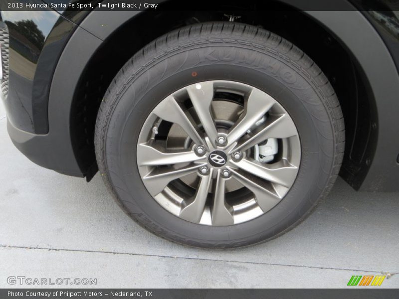 Twilight Black / Gray 2013 Hyundai Santa Fe Sport