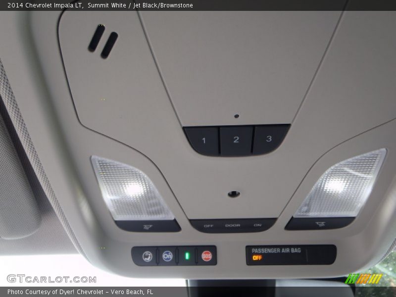 Summit White / Jet Black/Brownstone 2014 Chevrolet Impala LT