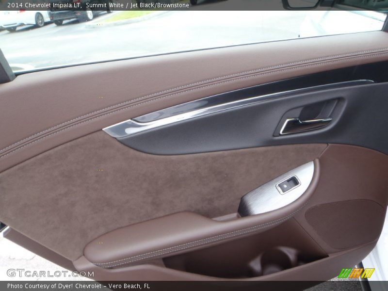 Summit White / Jet Black/Brownstone 2014 Chevrolet Impala LT